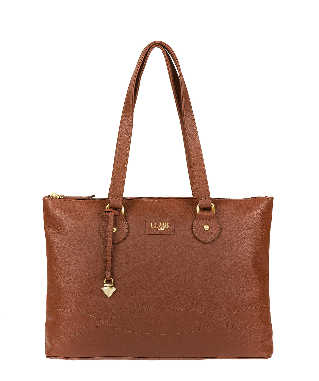 Brown Leather Tote Bag Ivy by Cultured London Pure Luxuries London