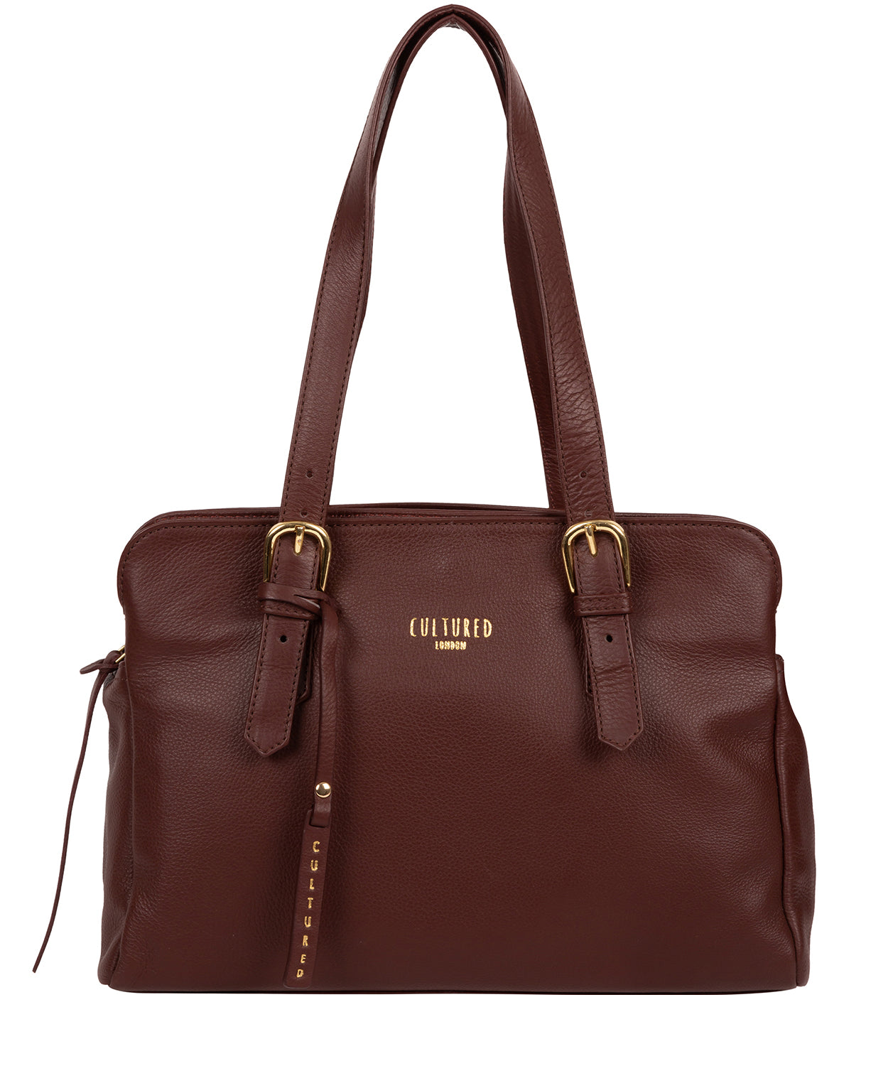 Chestnut Leather Handbag Beckenham by Cultured London Pure