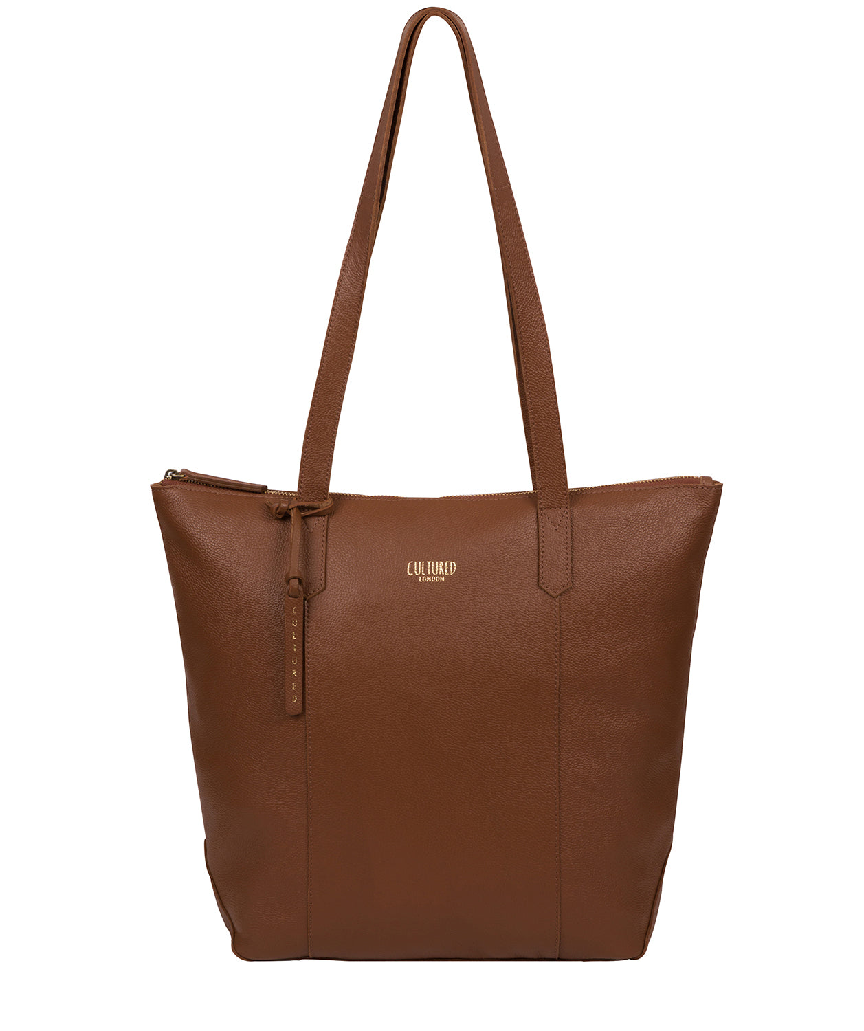 Tan Leather Tote Bag Havering by Cultured London Pure Luxuries