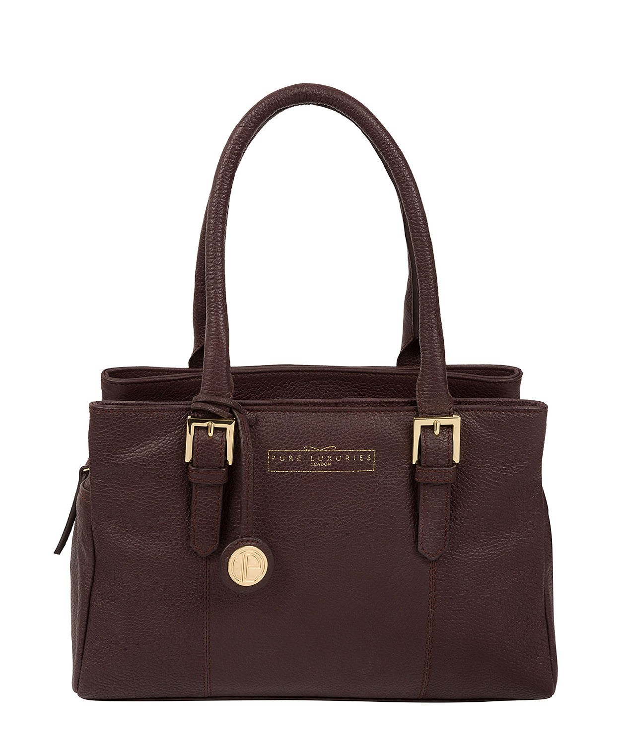 Astley Plum Leather Handbag