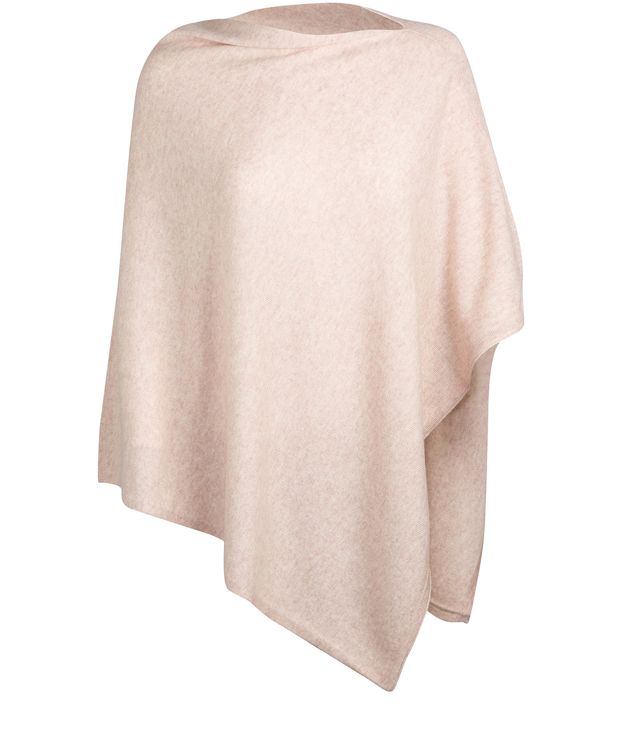 Poncho Cape Pure Cashmere Plain Knitted 2ply Super Soft Luxury