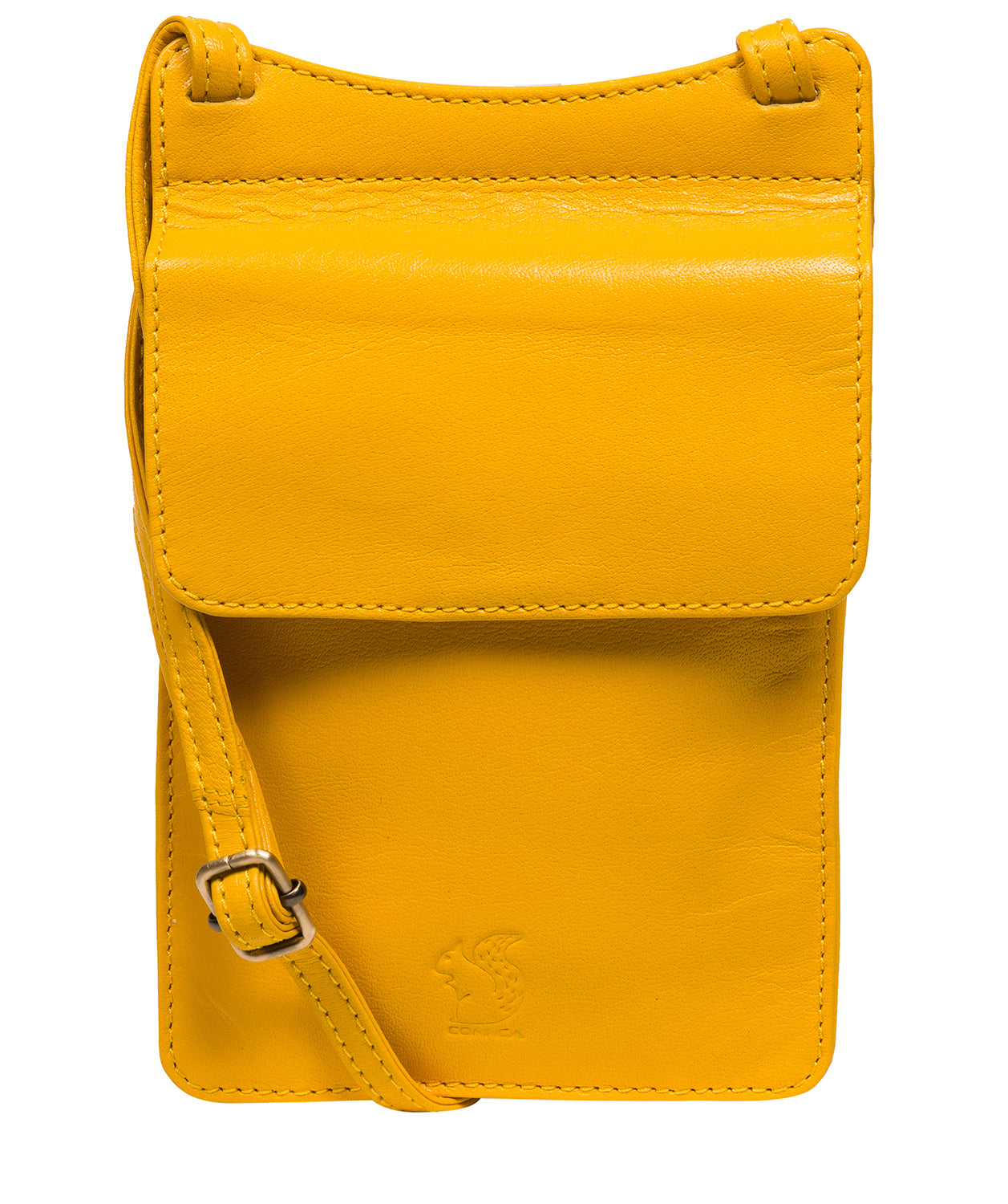 Milly Lemon Drop Leather Cross Body Phone Bag