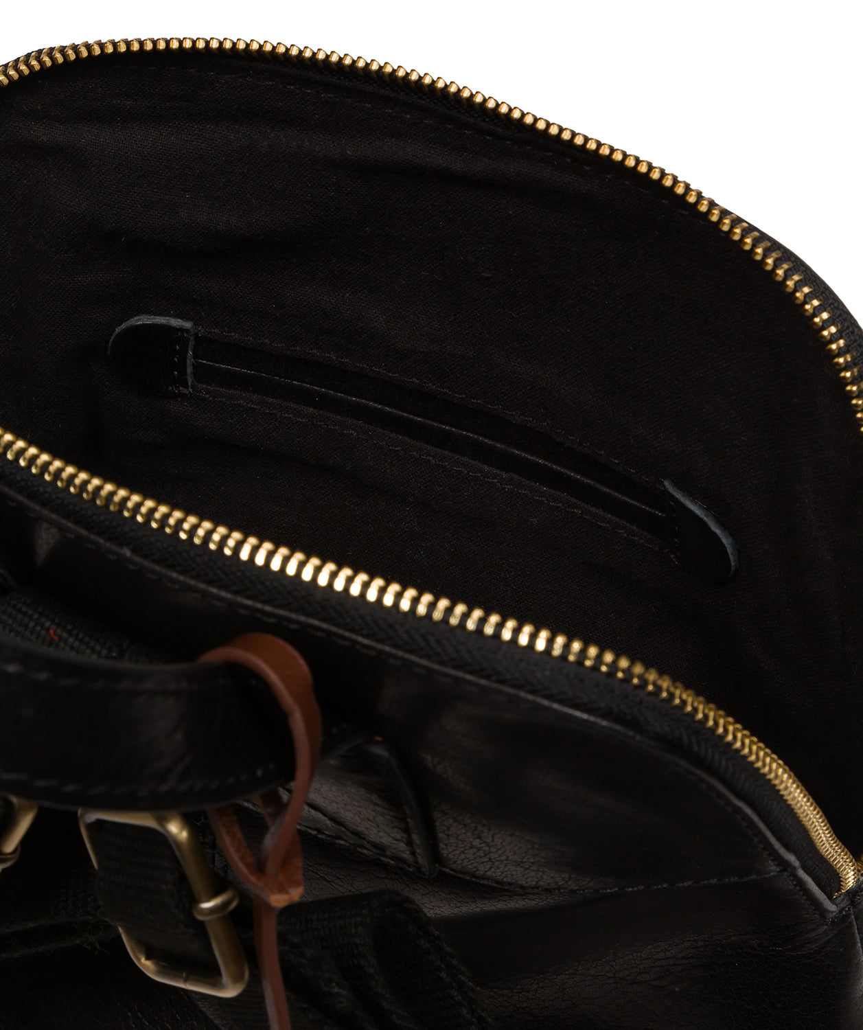 Conkca Signature Collection #product-type#: 'Kerrie' Black Leather Backpack