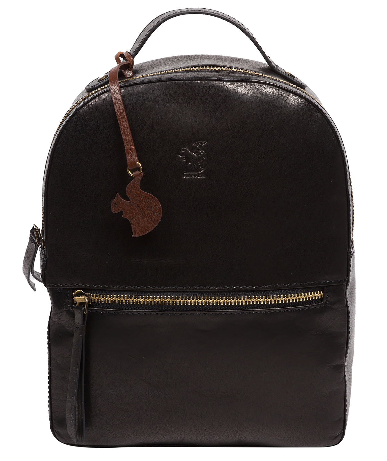 'Dream' Black Leather Backpack