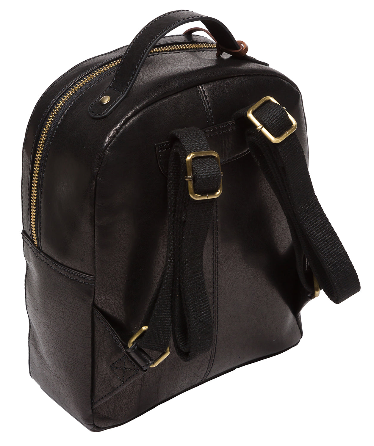 'Dream' Black Leather Backpack