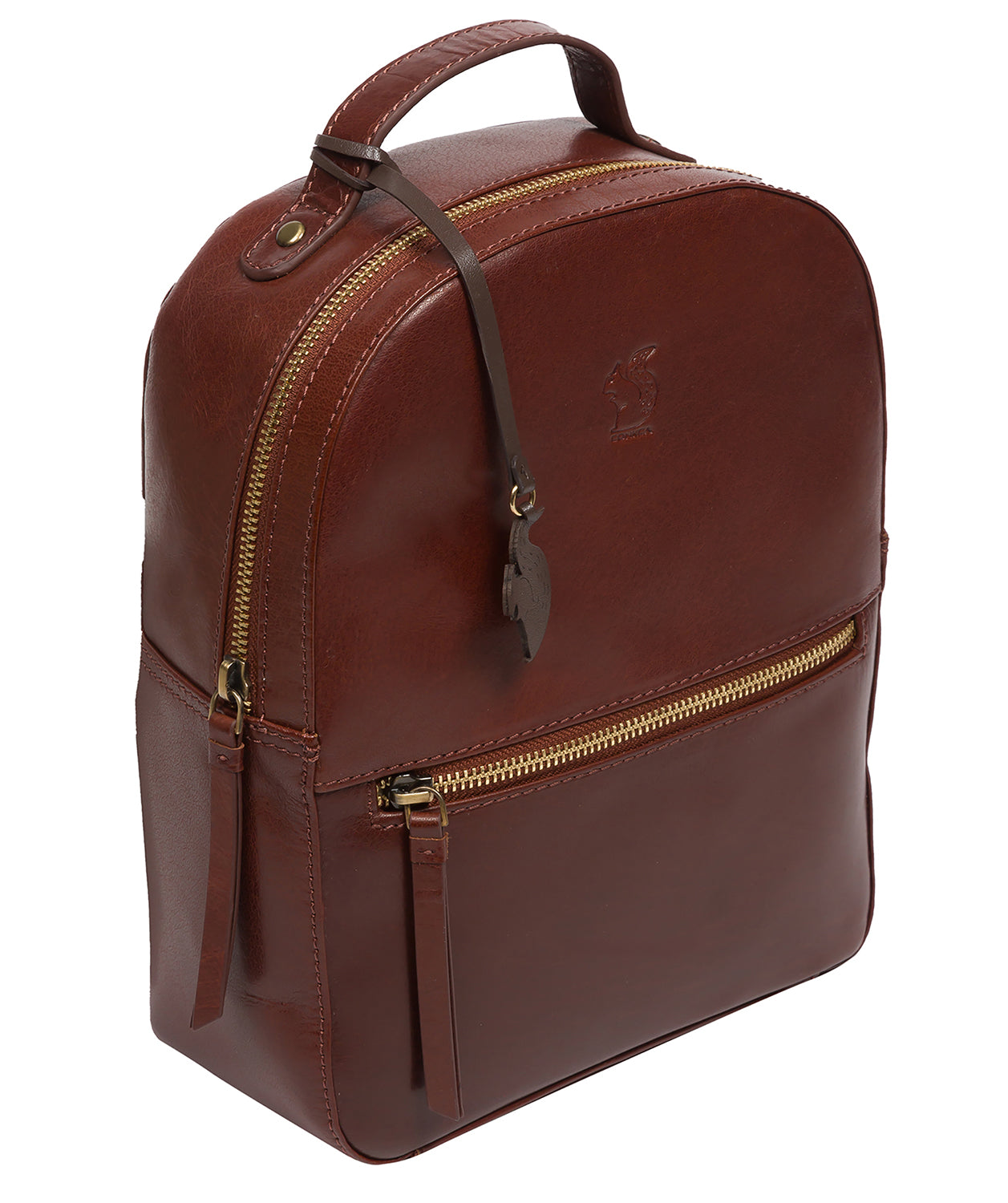 'Dream' Conker Brown Leather Backpack