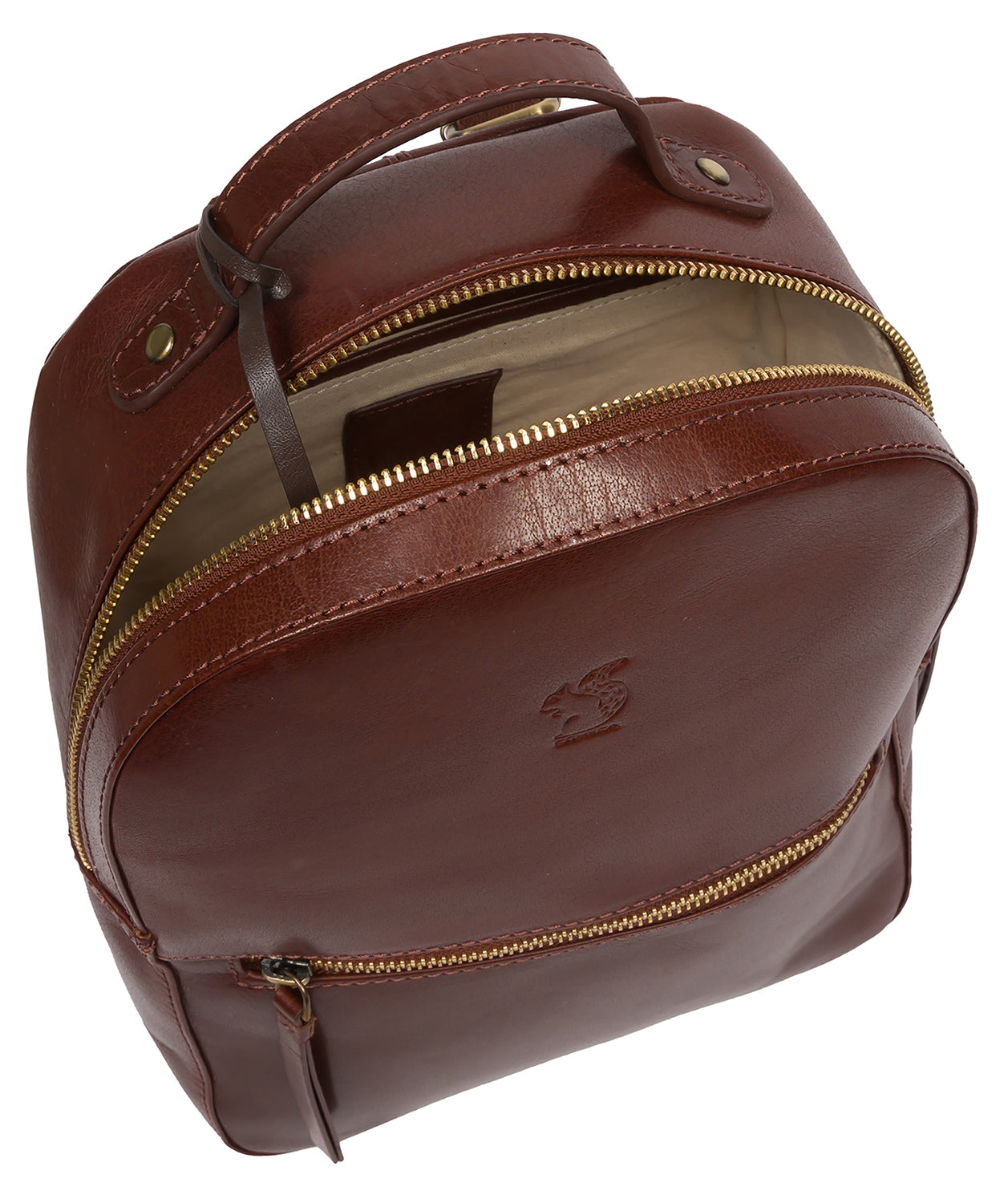 'Dream' Conker Brown Leather Backpack