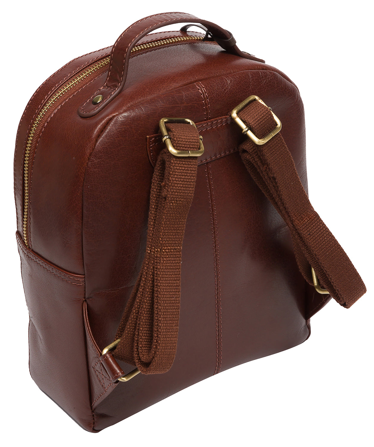 'Dream' Conker Brown Leather Backpack