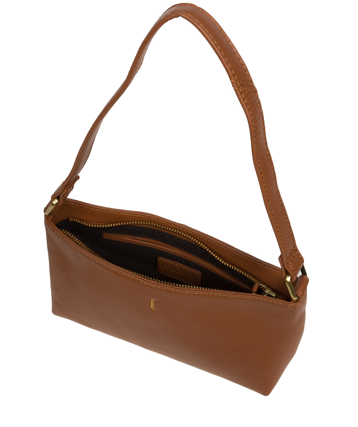 Lucinda Tan Leather Grab Bag
