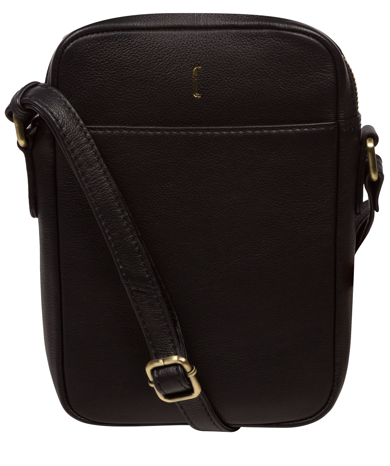 Cultured London Soho Collection Bags: 'Olivia' Black Leather Cross Body