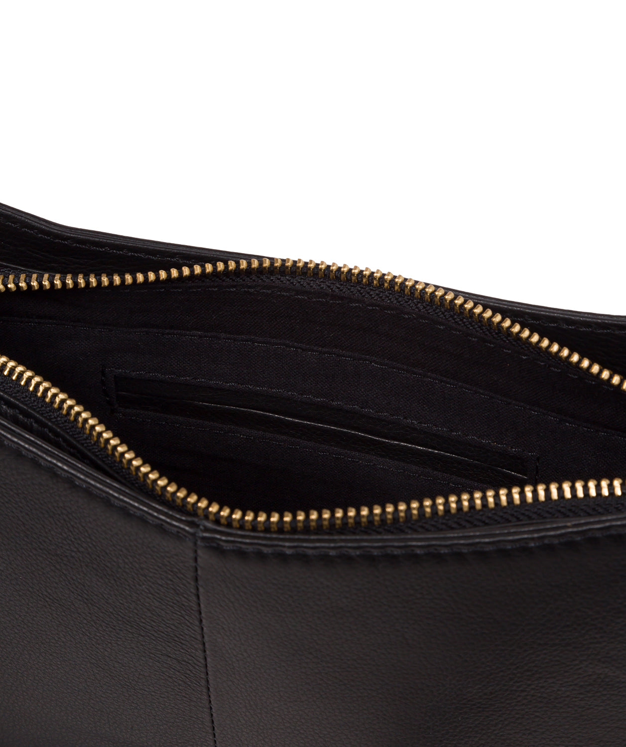 Cultured London Soho Collection Bags: 'Ava' Black Leather Grab Bag