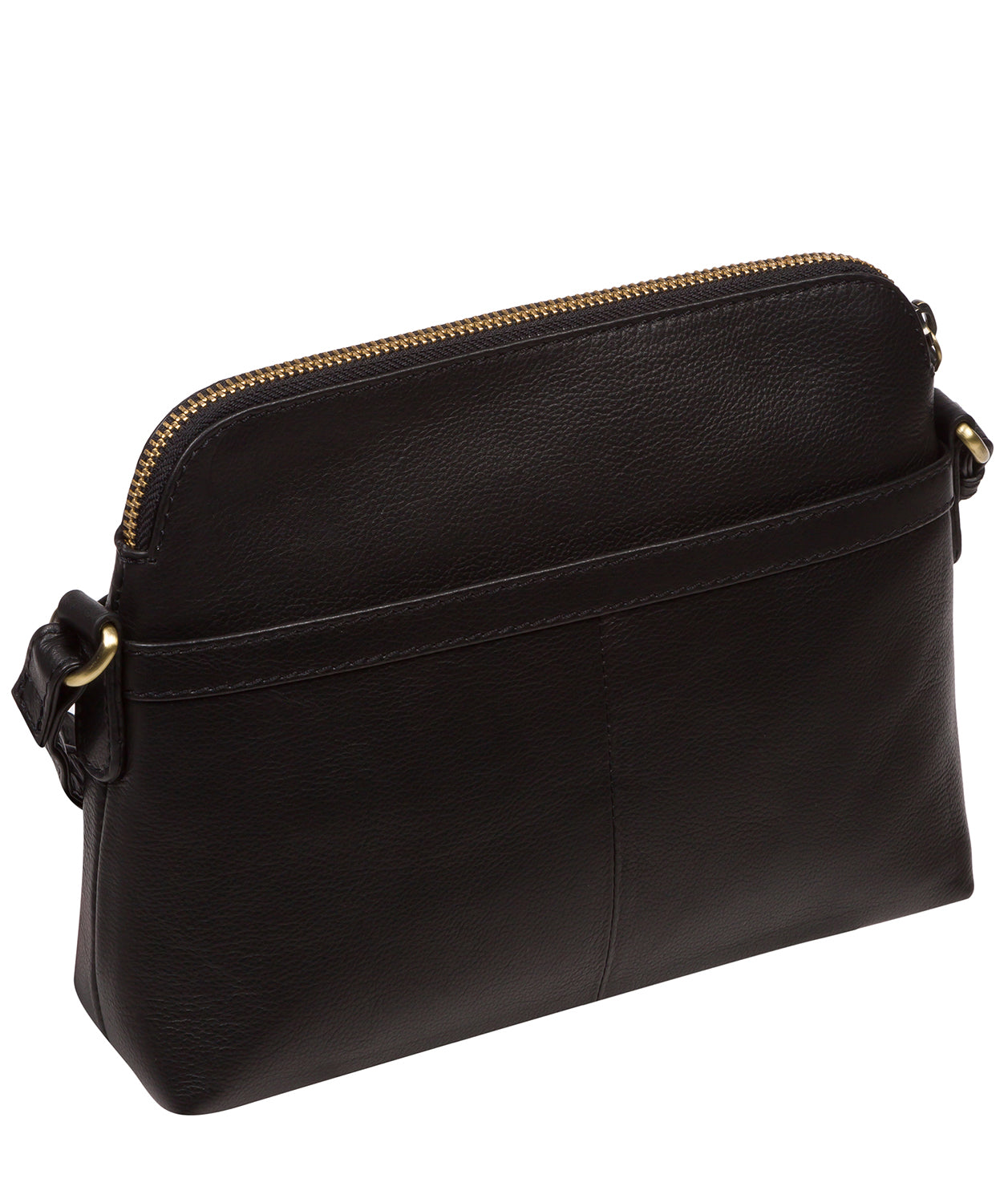 Pure Luxuries London #product-type#: 'Janelle' Black Leather Cross Body Bag