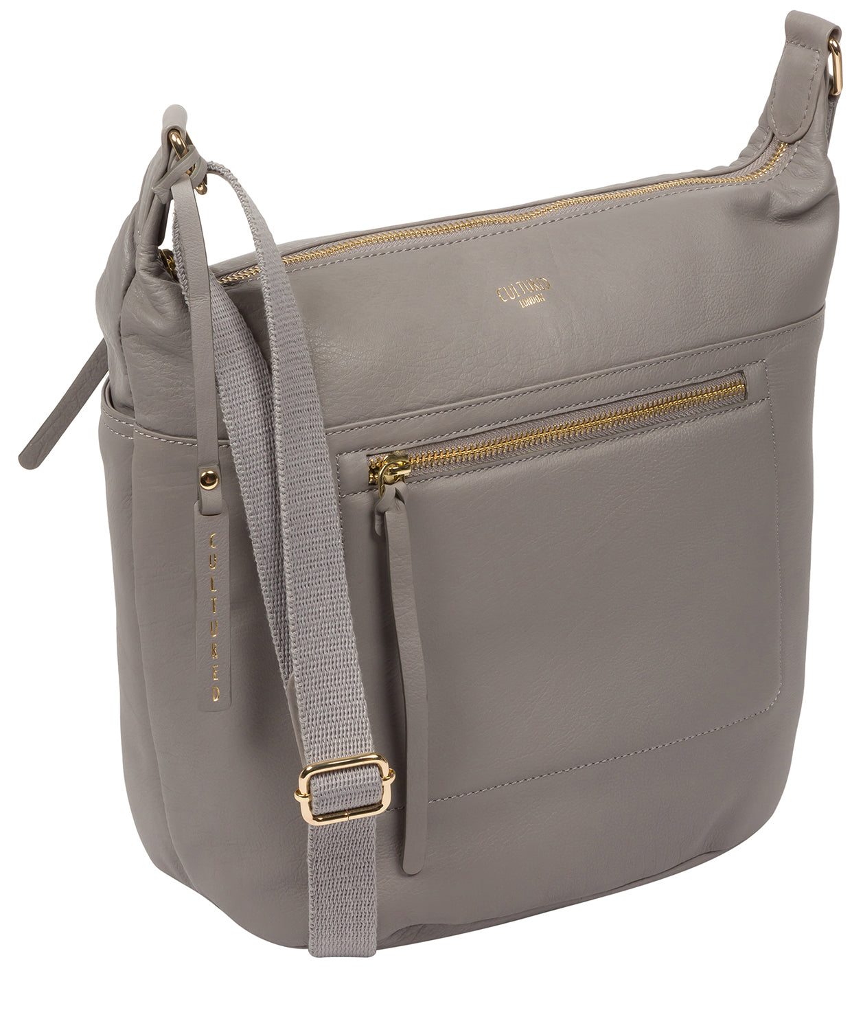 Cultured London Eco Collection Bags: 'Gants' Dove Leather Cross Body Bag