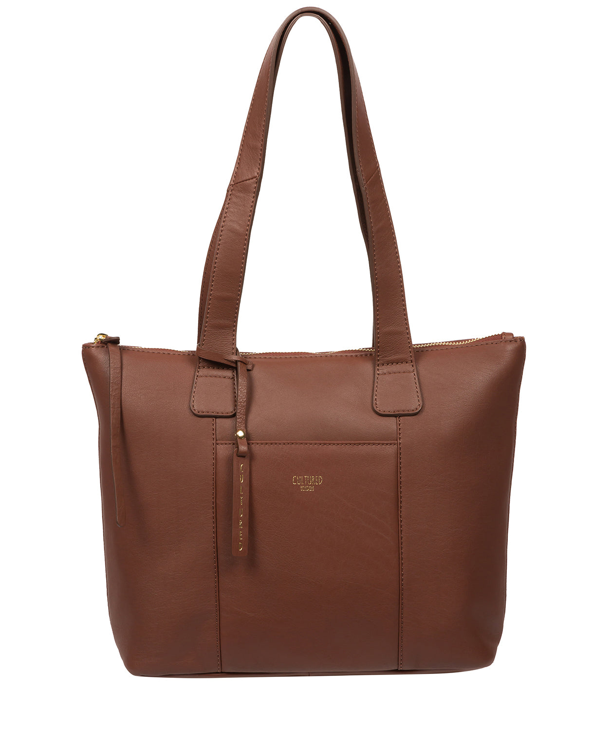 Cultured London Eco Collection Bags: Copy of 'Kensal' Scarlett Leather Handbag