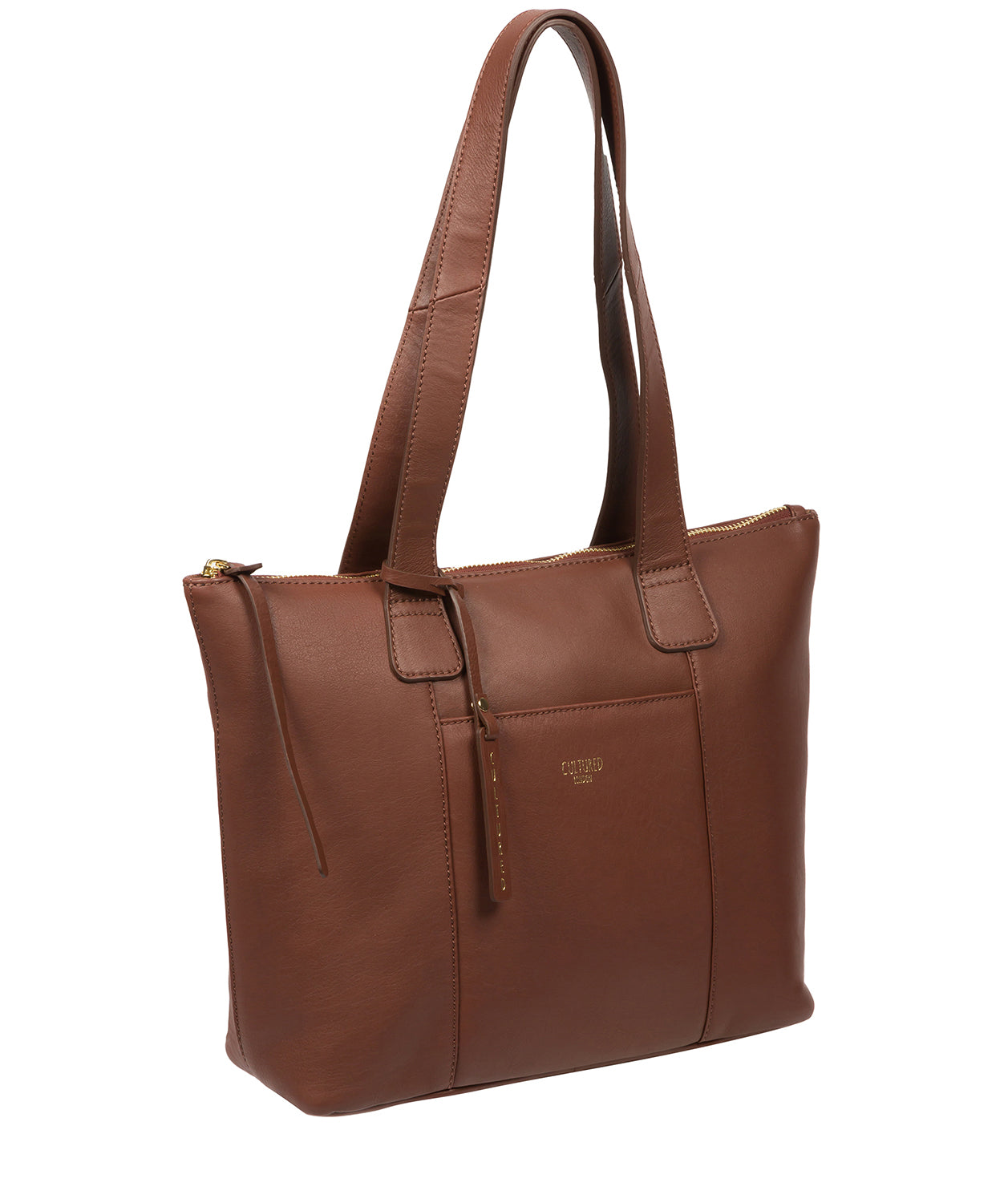 Cultured London Eco Collection Bags: Copy of 'Kensal' Scarlett Leather Handbag