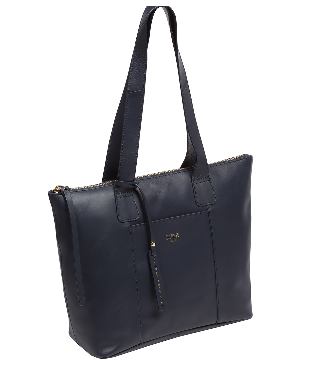 'Kensal' Dark Navy Leather Handbag