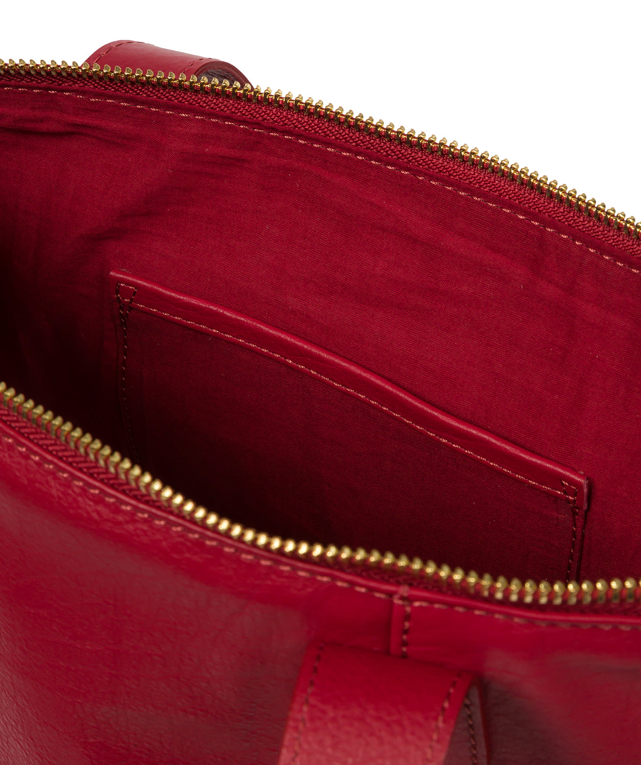 Cultured London Eco Collection Bags: 'Kensal' Scarlett Leather Handbag