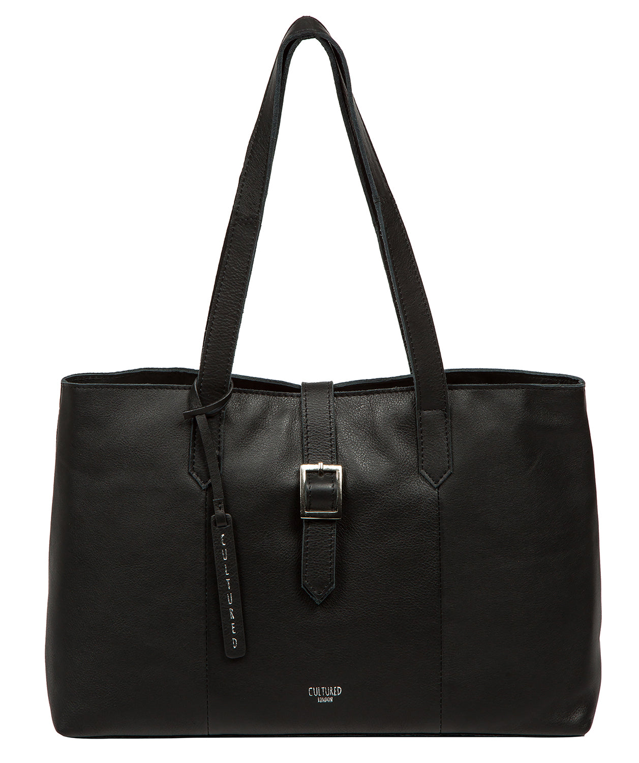 'Noelle' Black Leather Handbag