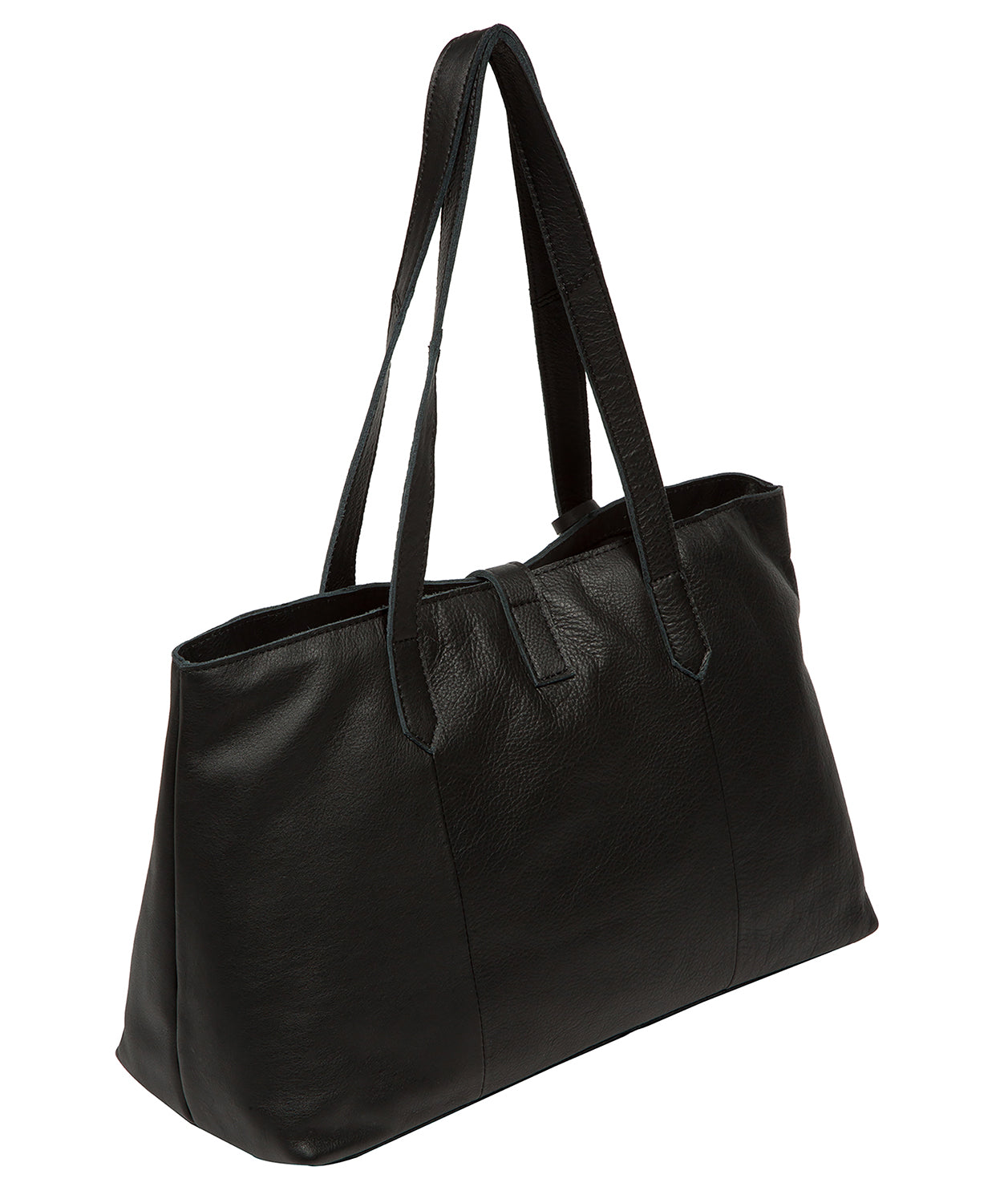 'Noelle' Black Leather Handbag