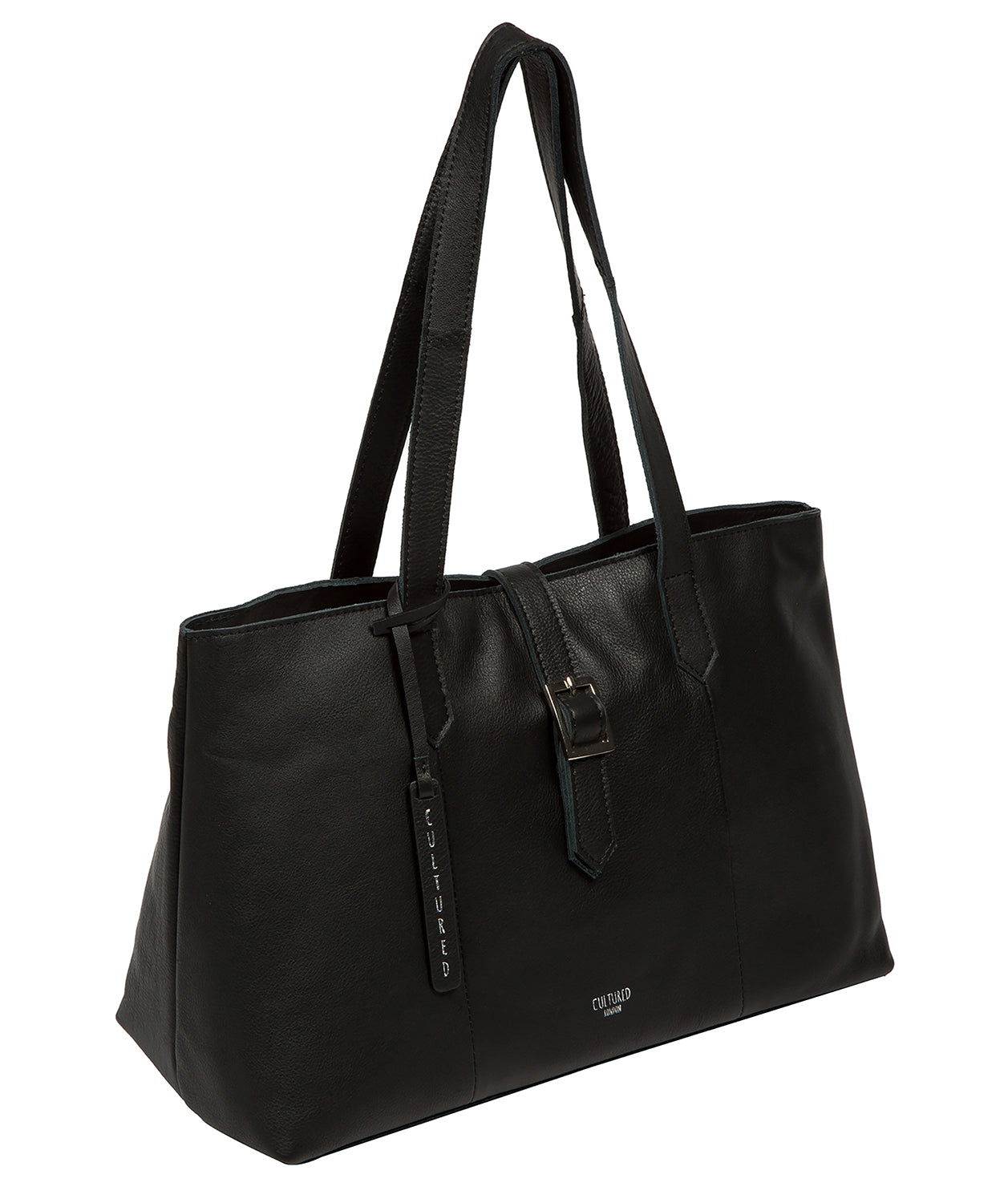 'Noelle' Black Leather Handbag