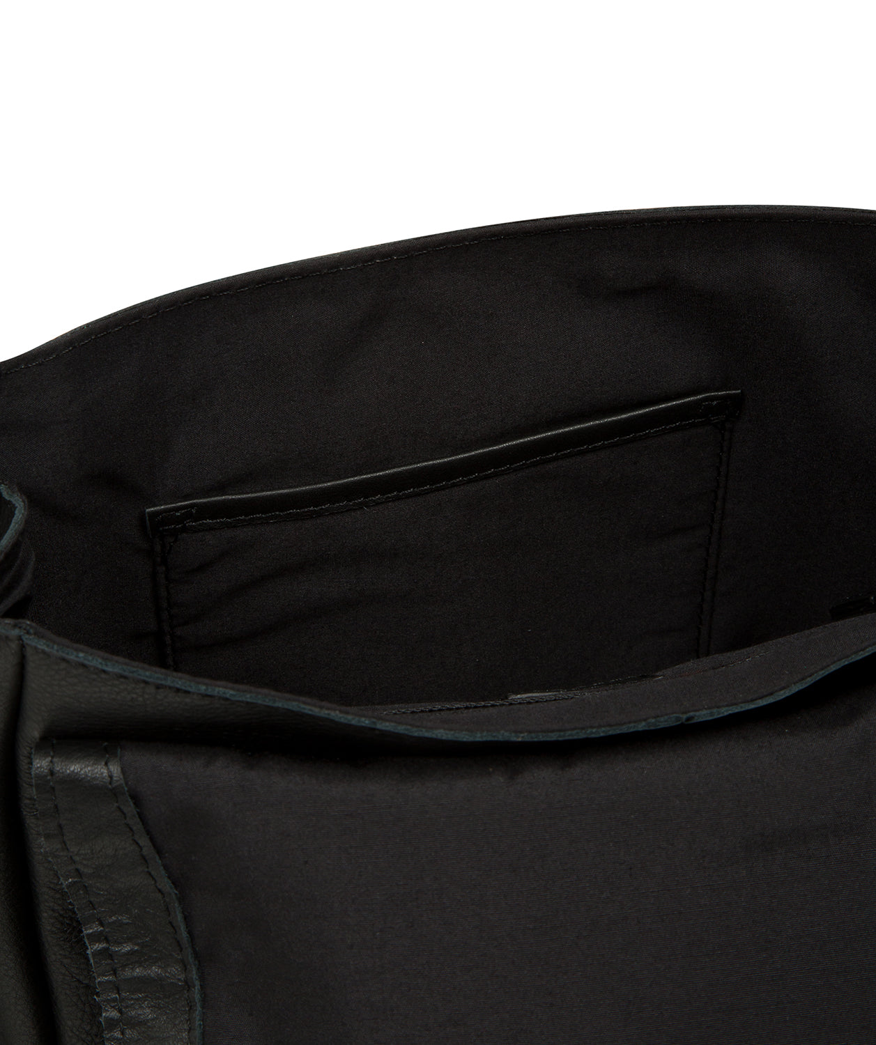 'Danica' Black Leather Backpack