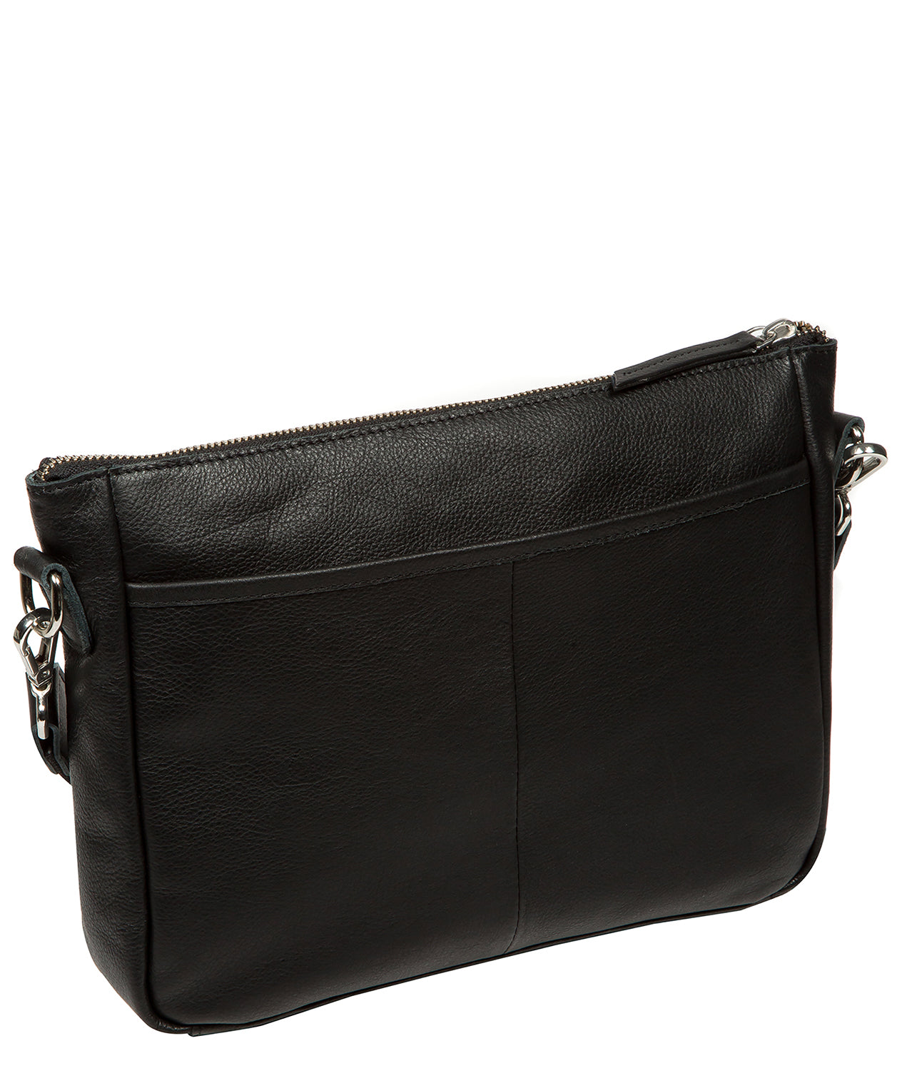 'Orly' Black Leather Cross Body Bag