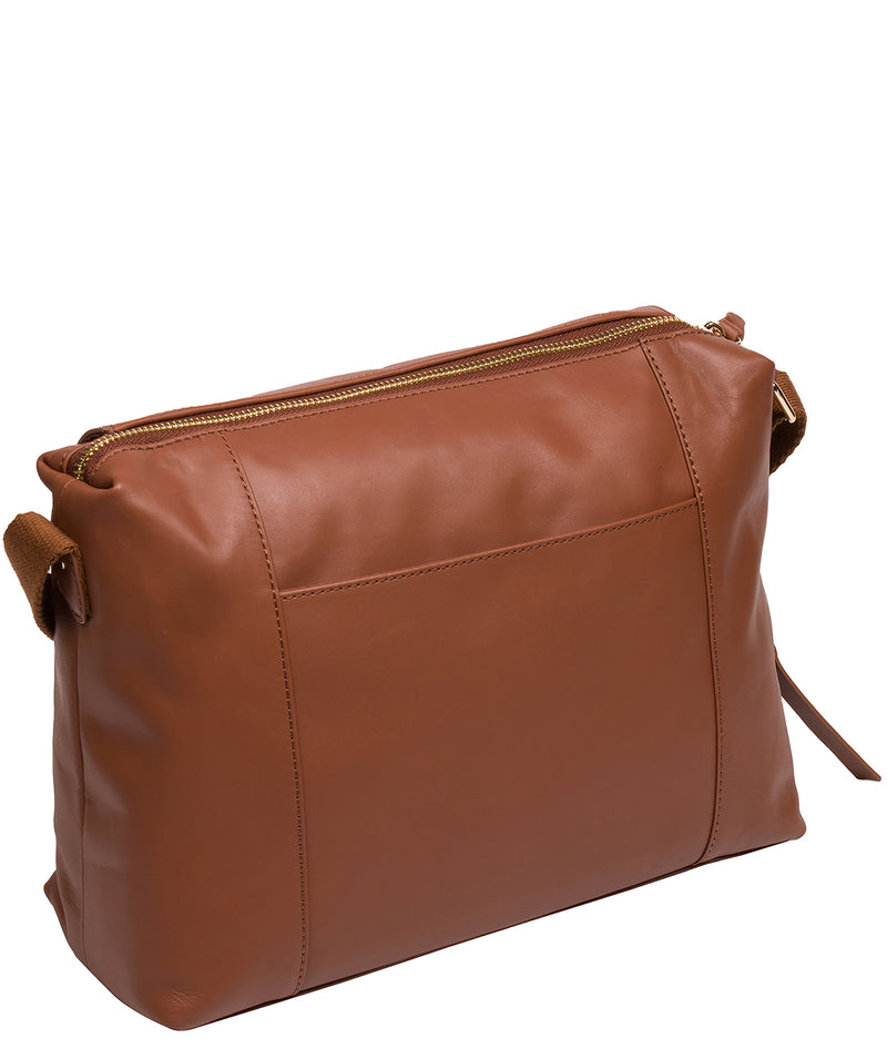 'Chancery' Oak Leather Shoulder Bag