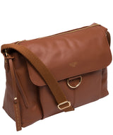 'Chancery' Oak Leather Shoulder Bag