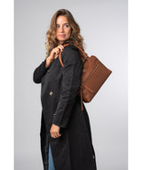 'Brianna' Oak Leather Handbag