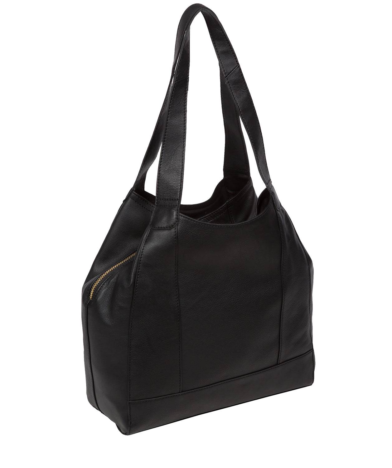 Pure Luxuries Eco Collection #product-type#: 'Colette' Black Leather Handbag