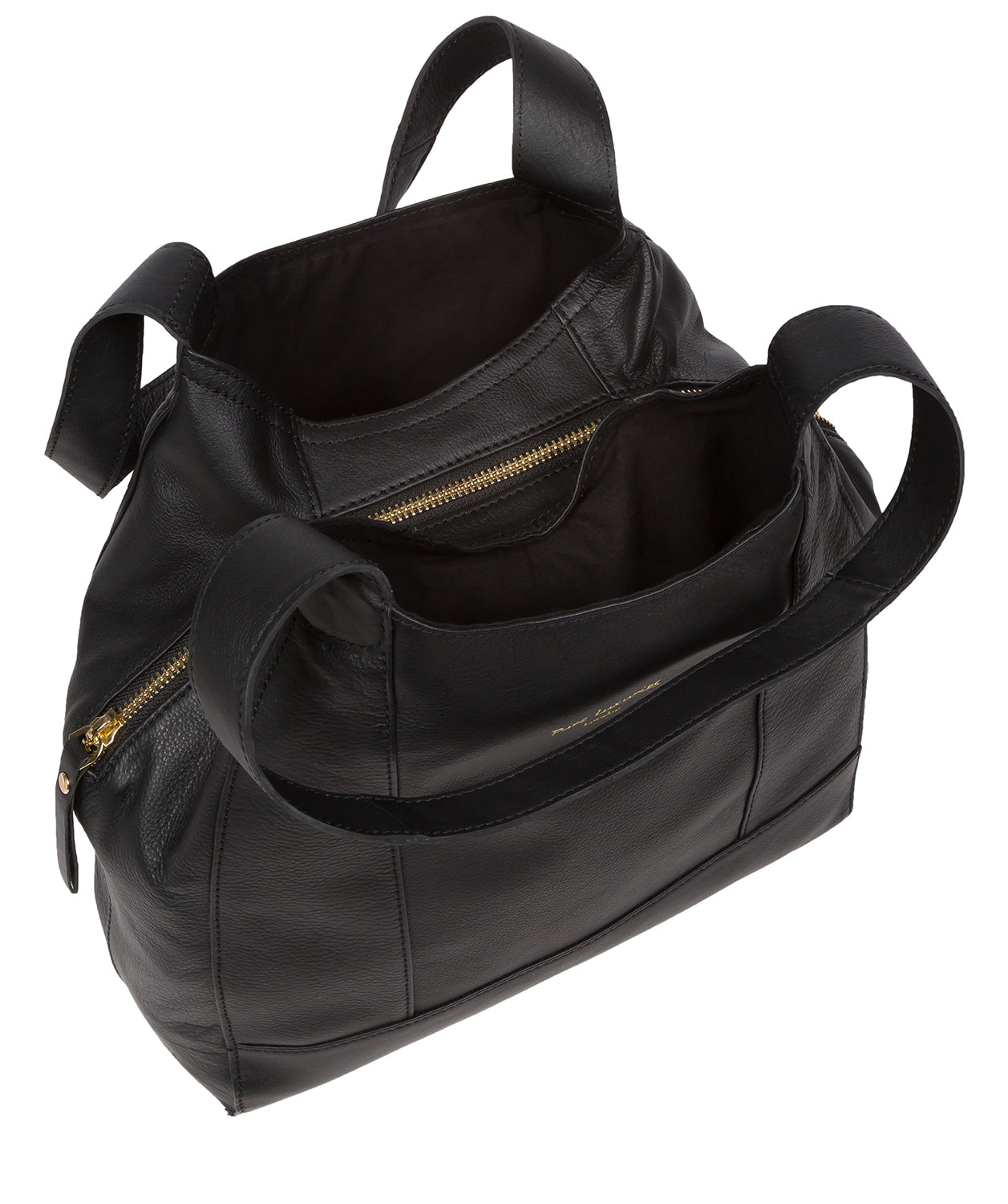 Pure Luxuries Eco Collection #product-type#: 'Colette' Black Leather Handbag