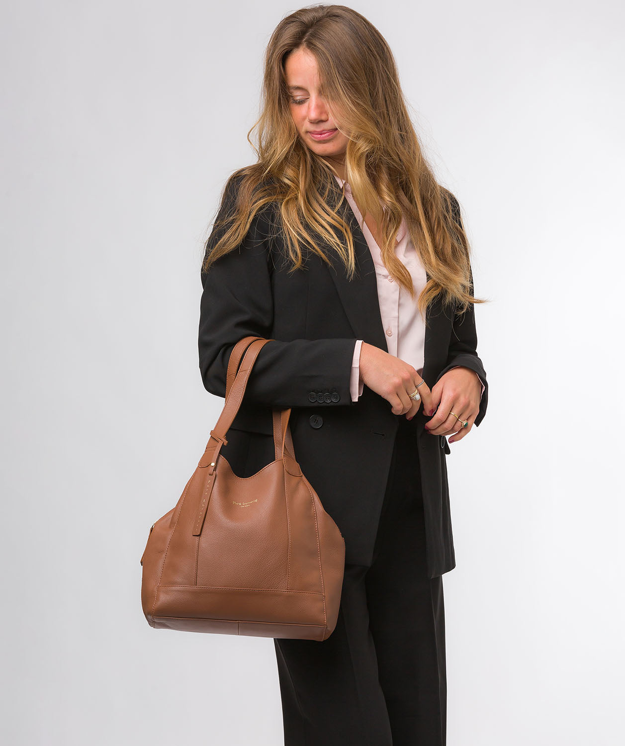 Pure Luxuries Eco Collection #product-type#: 'Colette' Tan Leather Handbag