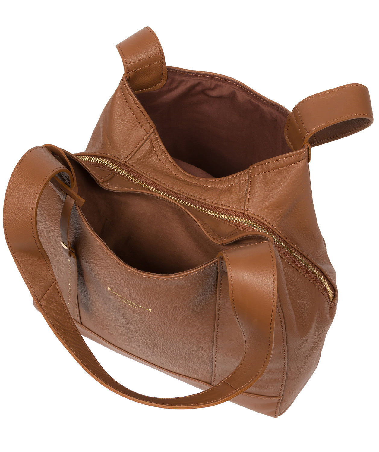 Pure Luxuries Eco Collection #product-type#: 'Colette' Tan Leather Handbag