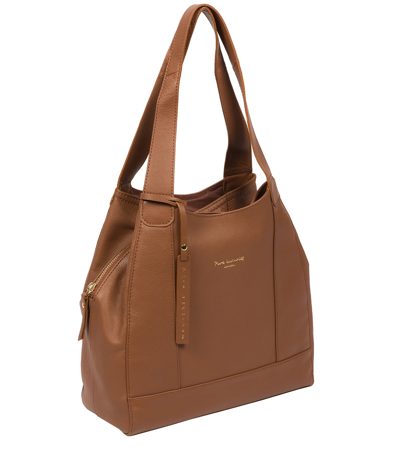 Pure Luxuries Eco Collection #product-type#: 'Colette' Tan Leather Handbag