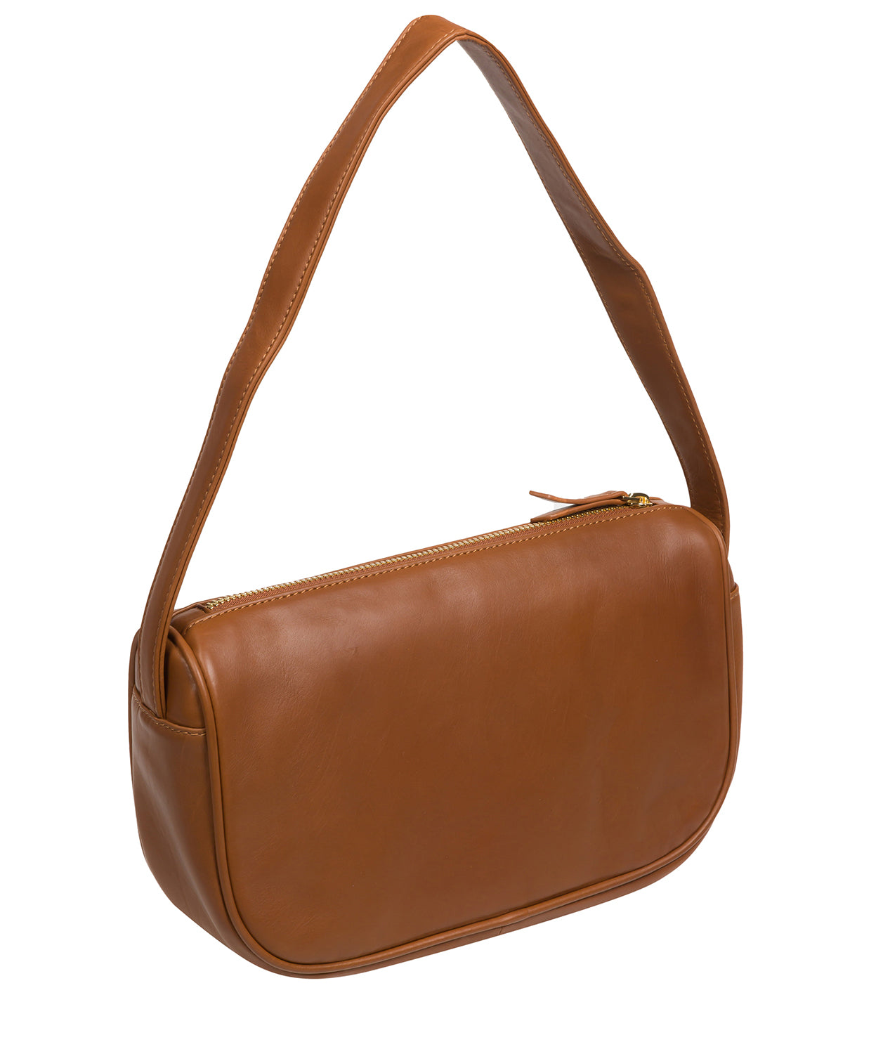 Pure Luxuries Knightsbridge Collection Bags: 'Alicia' Oak Leather Grab Bag