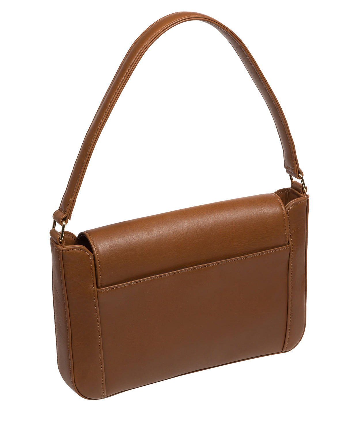 Pure Luxuries Knightsbridge Collection Bags: 'Olivia' Chestnut Leather Grab Bag