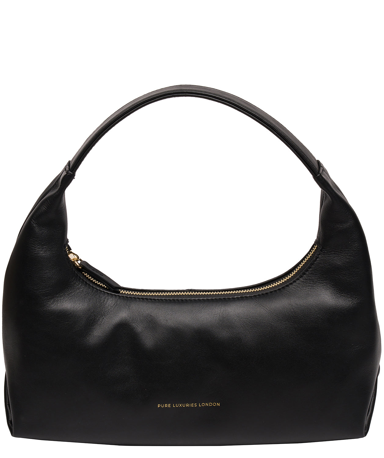 'Reese' Black Nappa Leather Grab Bag