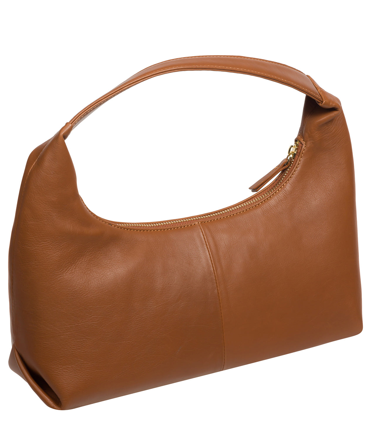 Pure Luxuries Knightsbridge Collection Bags: 'Reese' Oak Leather Grab Bag