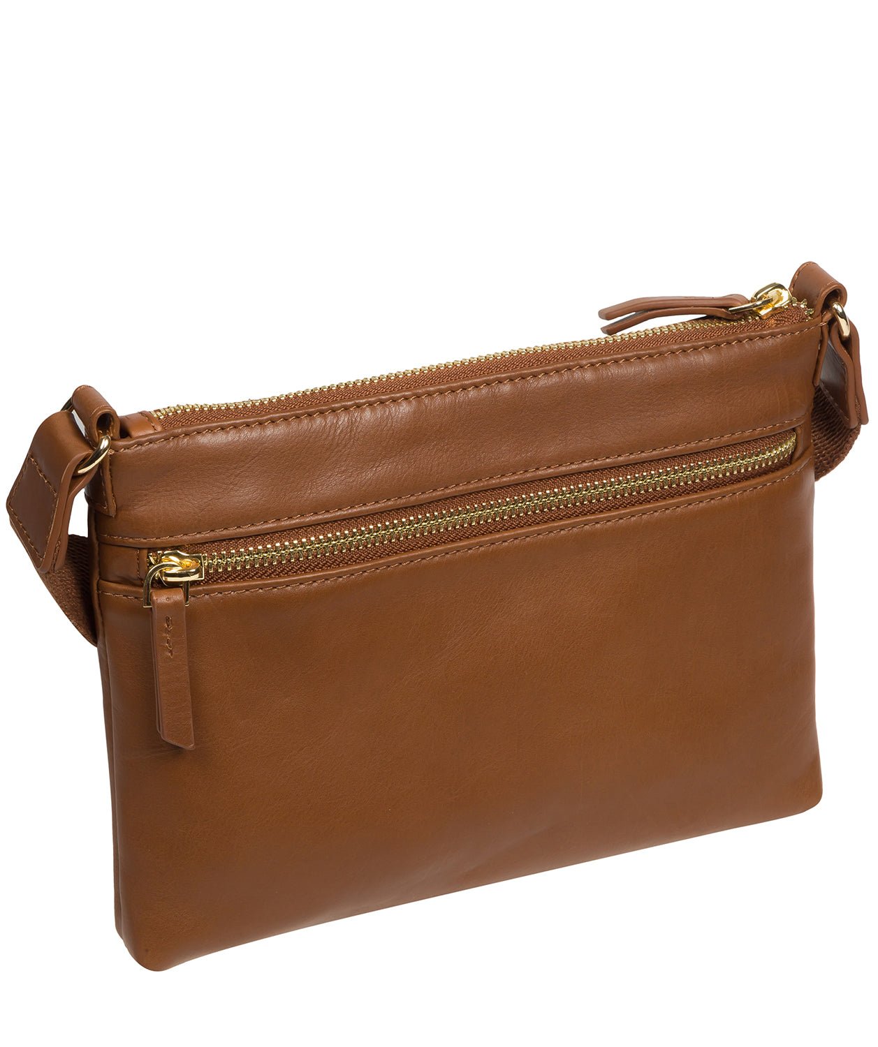 Pure Luxuries Knightsbridge Collection Bags: 'Nessa' Chestnut Leather Cross Body Bag