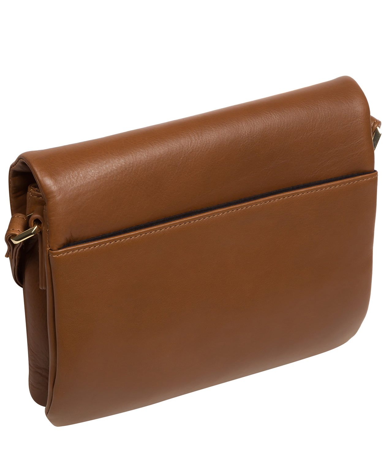 Pure Luxuries Knightsbridge Collection Bags: 'Ella' Chestnut Leather Cross Body Bag