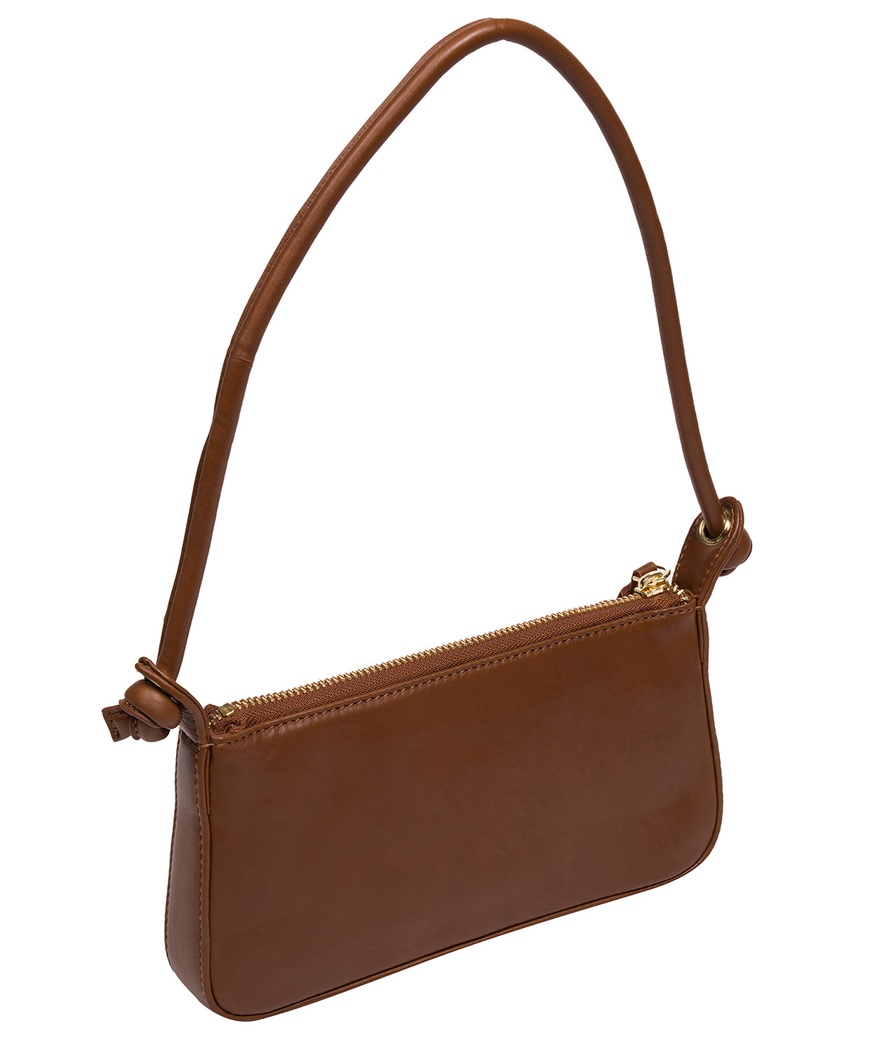 'Taylor' Chestnut Nappa Leather Evening Phone Bag