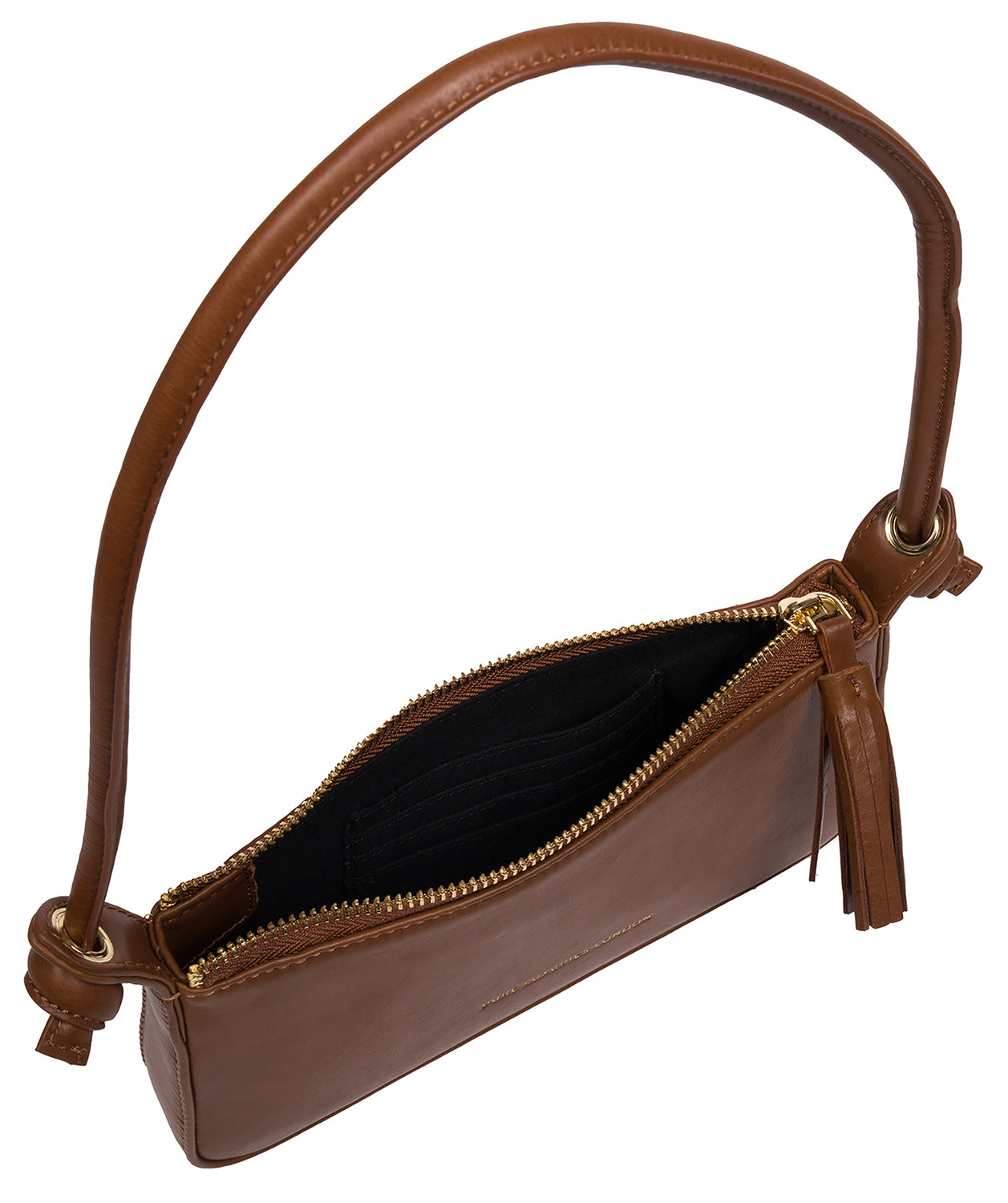 'Taylor' Chestnut Nappa Leather Evening Phone Bag