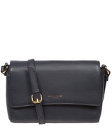 Pure Luxuries Marylebone Collection Bags: 'Charlotte' Navy Nappa Leather Cross Body Bag