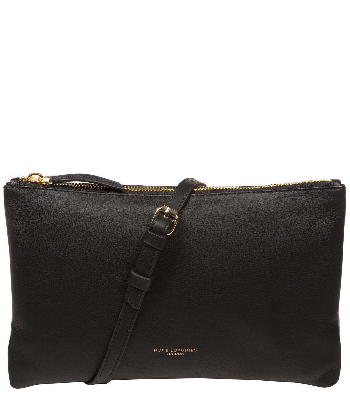 Anya Black Nappa Leather Cross Body Bag