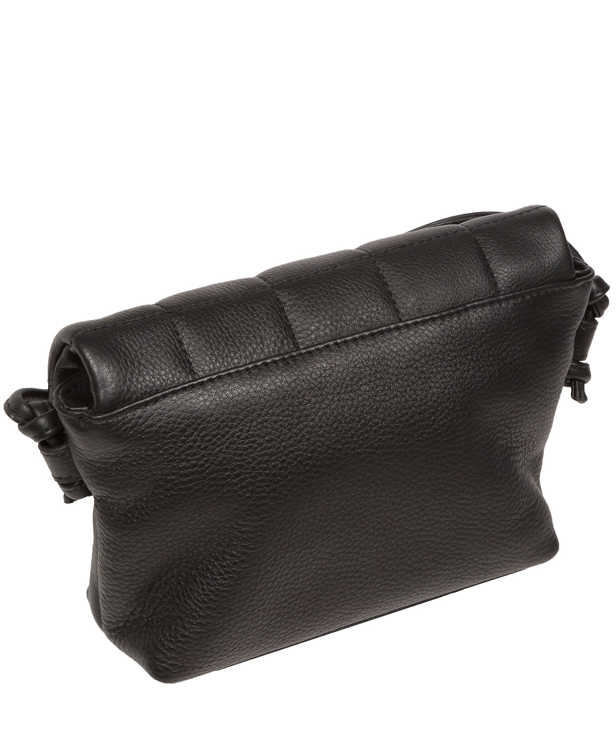 Pure Luxuries Marylebone Collection Bags: 'Zoey' Black Nappa Leather Cross Body Bag