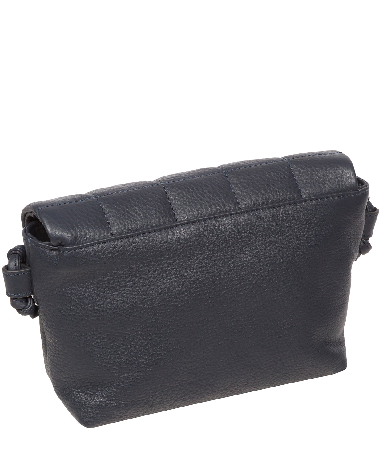 Pure Luxuries Marylebone Collection Bags: 'Zoey' Navy Nappa Leather Cross Body Bag