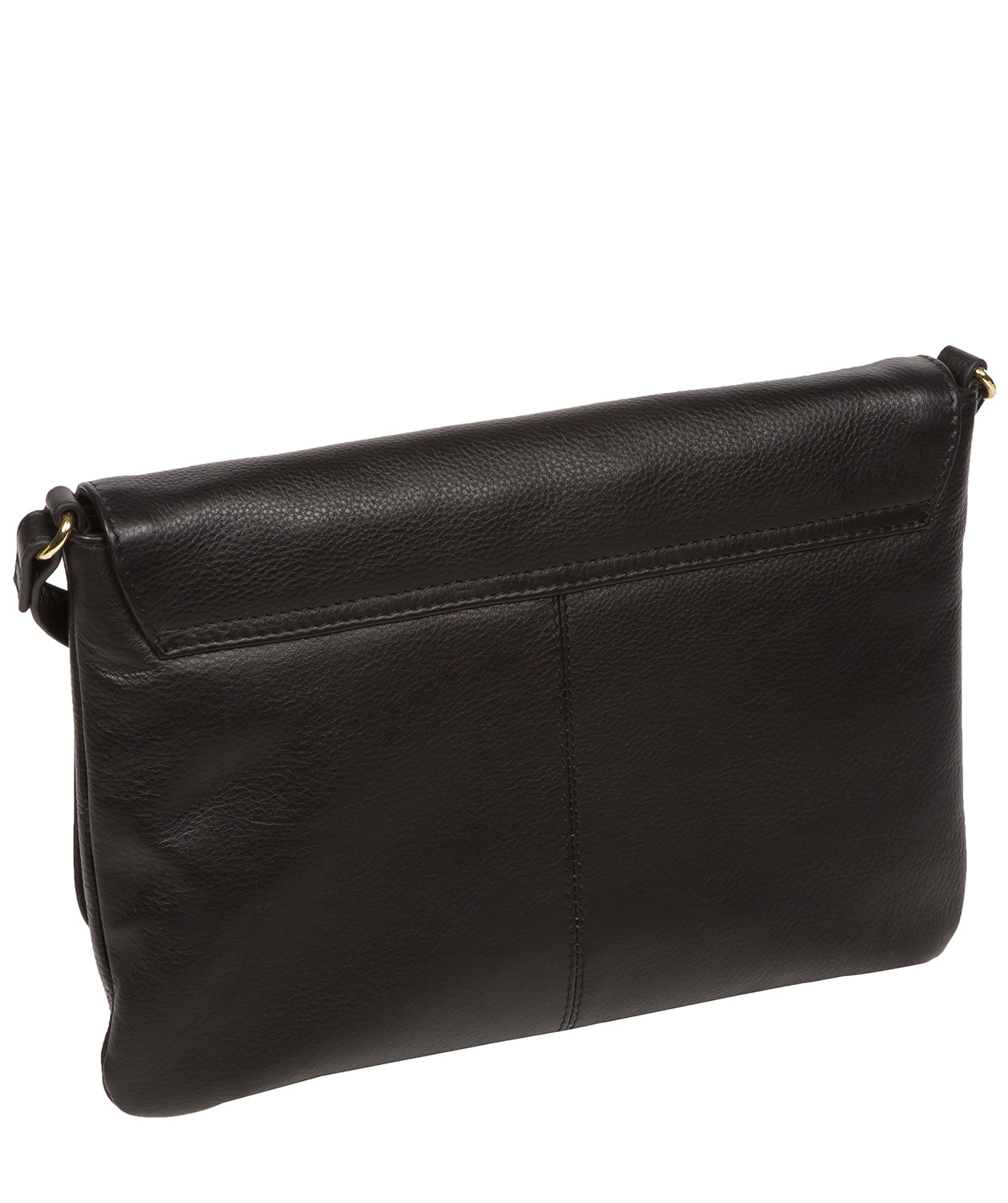 Pure Luxuries Marylebone Collection Bags: 'Ruby' Black Nappa Leather Cross Body Bag