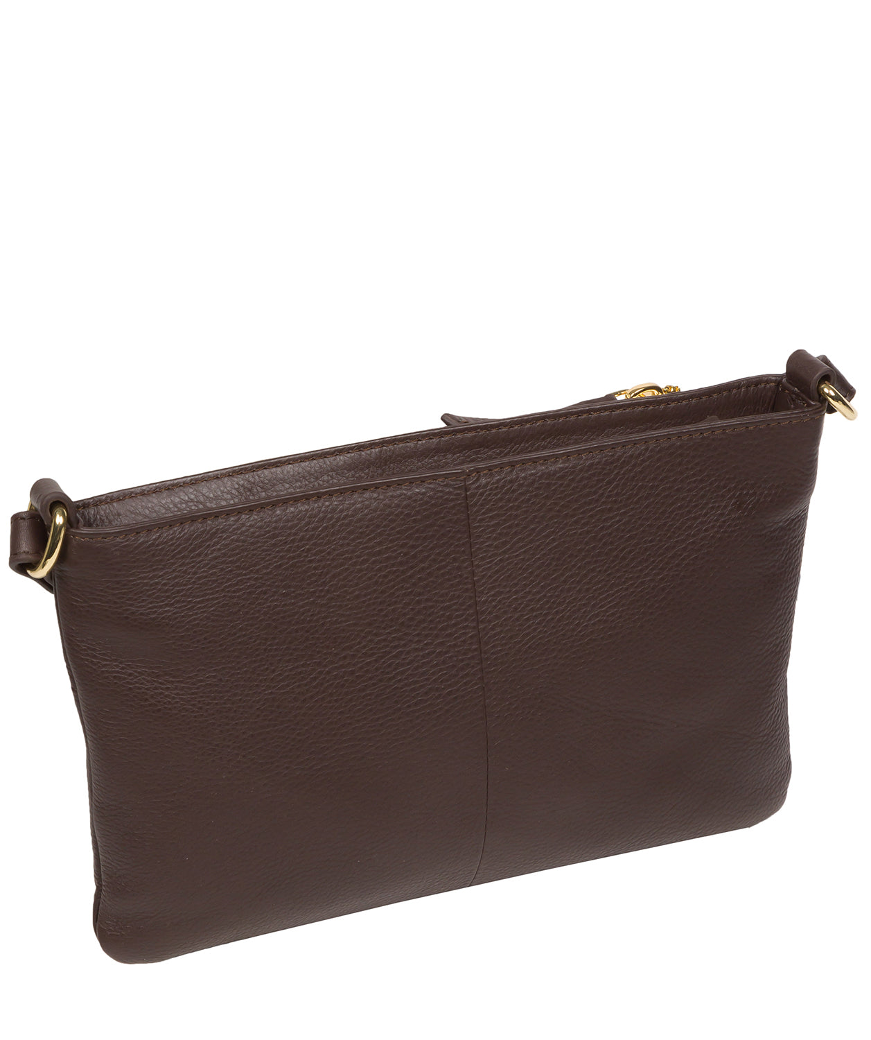 Pure Luxuries Marylebone Collection Bags: 'Jess' Hot Fudge Nappa Leather Cross Body Bag