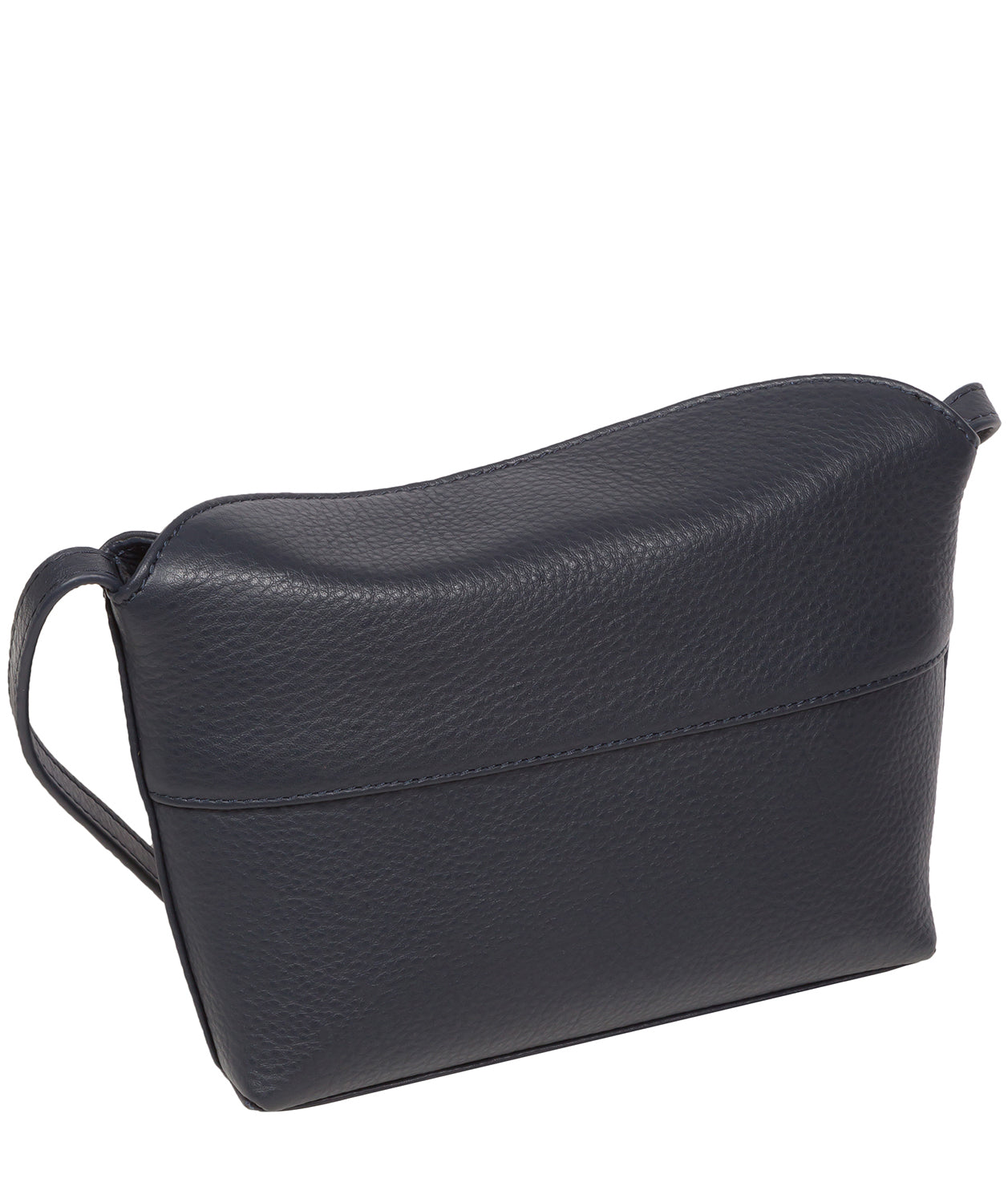 Pure Luxuries Marylebone Collection Bags: 'Lolo' Navy Nappa Leather Cross Body Bag