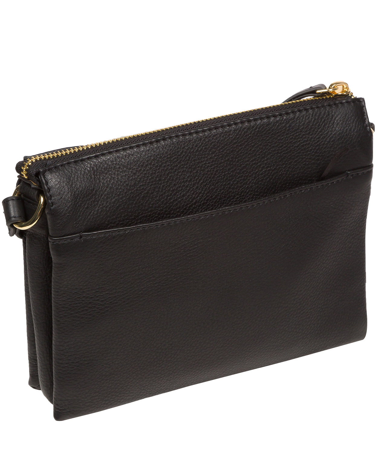 Pure Luxuries Marylebone Collection Bags: 'Niki' Black Nappa Leather Cross Body Bag